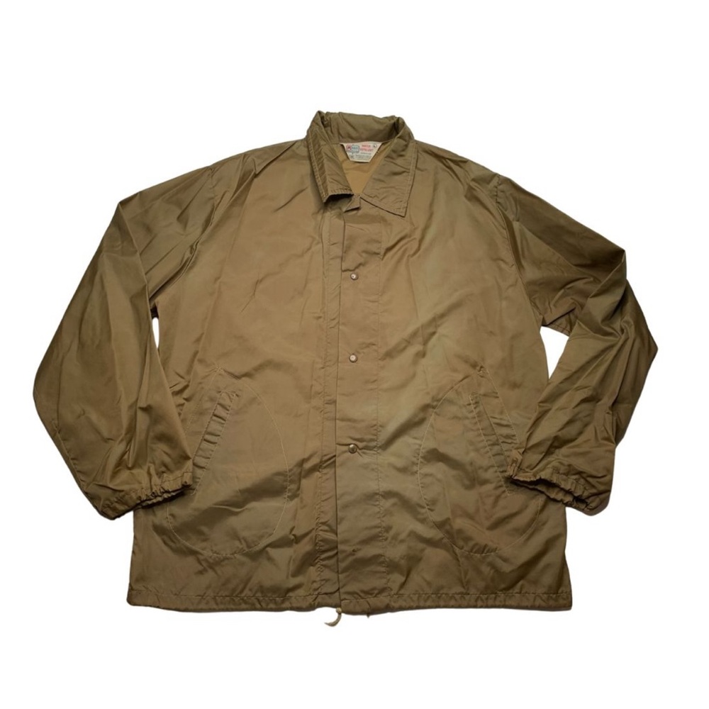 Vintage K-Mart Tan Water Repellent Nylon Jacket- Size L